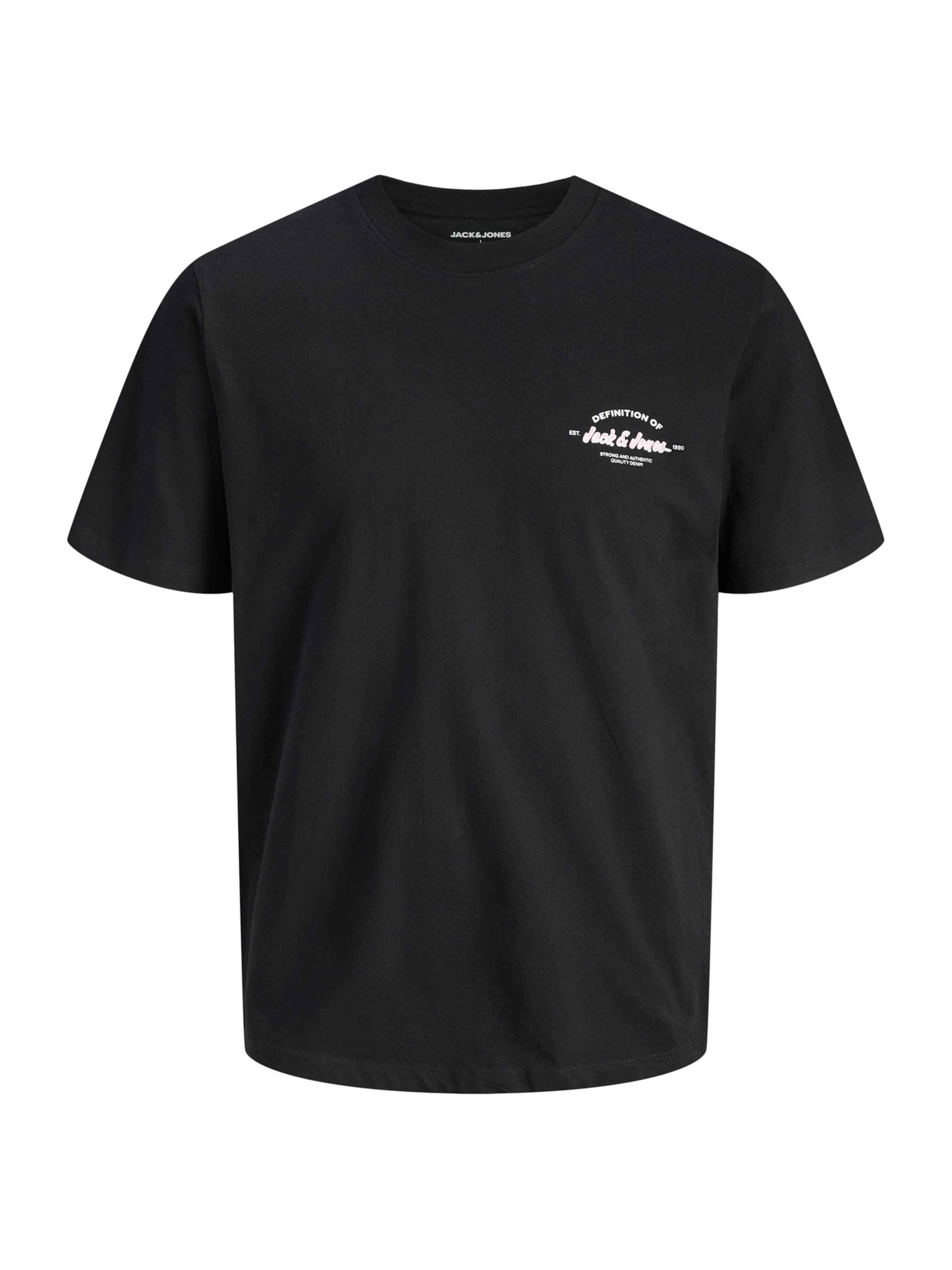 

Jack & Jones Plus Футболка 'JJBrandon' в черном цвете