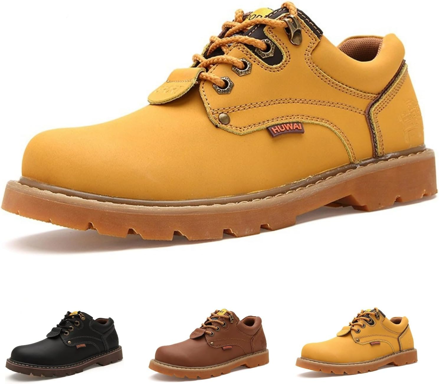 

Мужские классические кожаные оксфорды MACEFIL в стиле ретро, деловые туфли с круглым носком, повседневные туфли-дерби, желтый