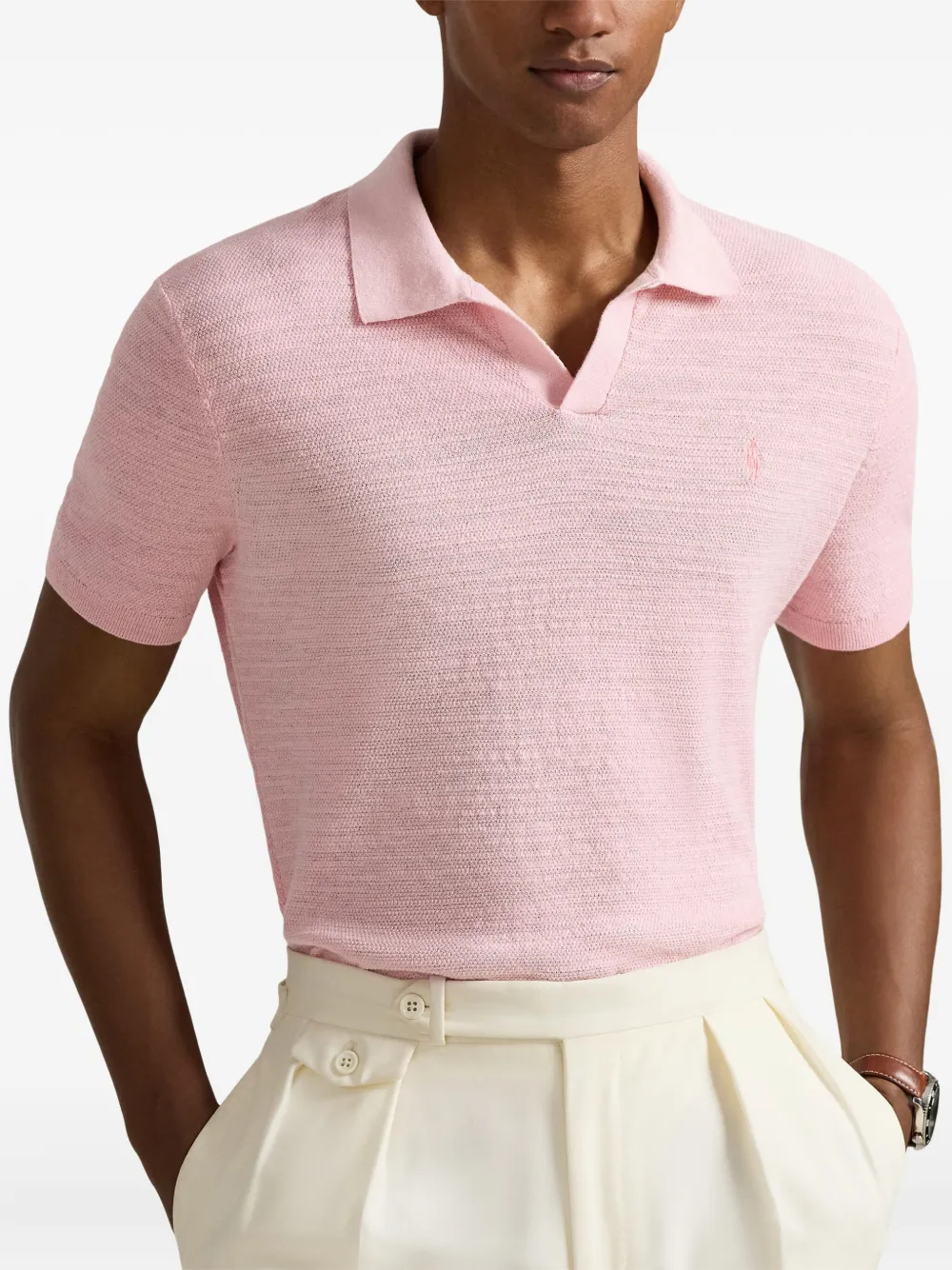Футболка с короткими рукавами Polo Ralph Lauren, розовый — фото 4
