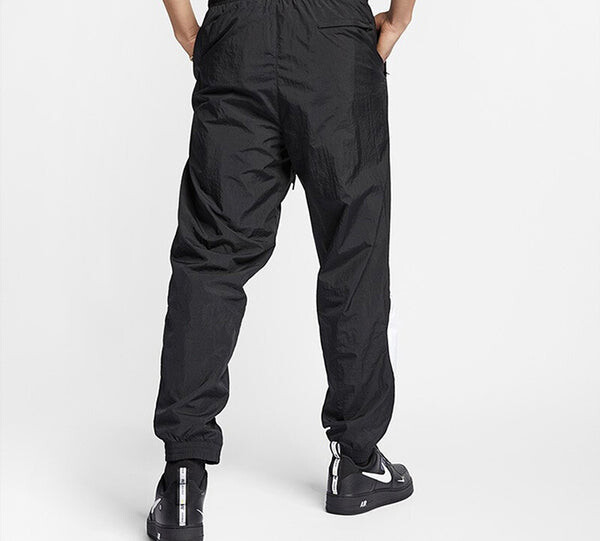 Спортивные штаны Nike AS Men's Nike Sportswear HBR Pant WVN STMT Black, черный — фото 4
