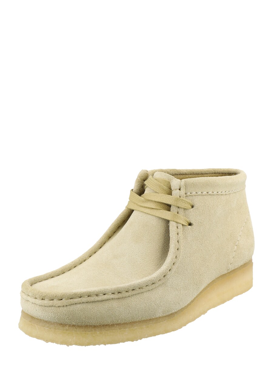 Ботильоны на шнуровке Clarks Originals Wallabee, светло-коричневый