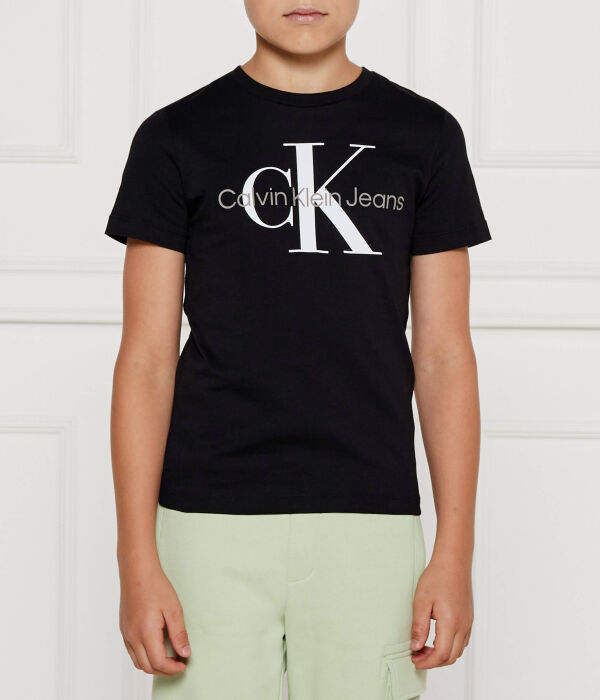 

Футболка детская Calvin Klein Jeans с логотипом, черный