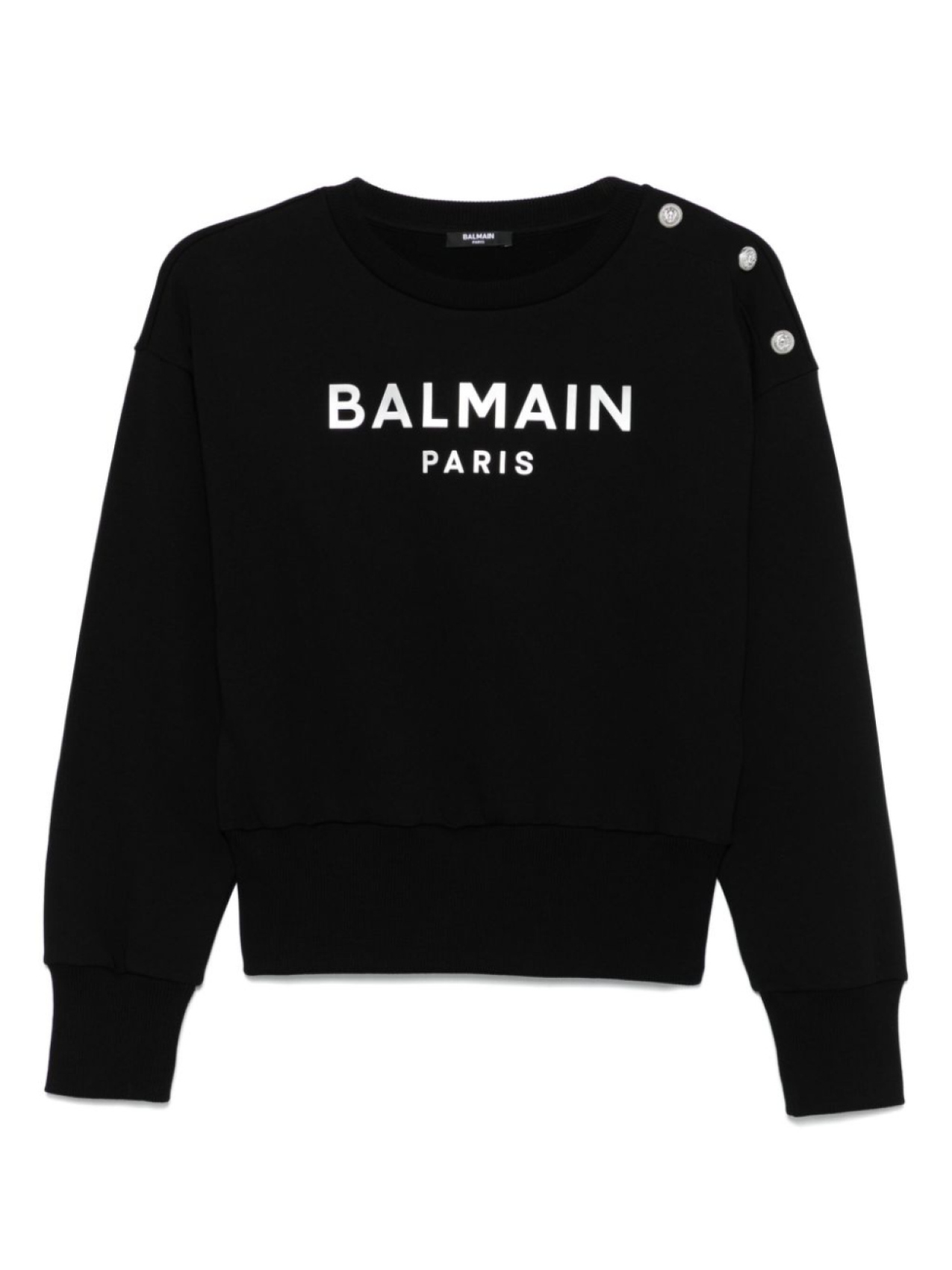 

Balmain Kids толстовка с логотипом, черный