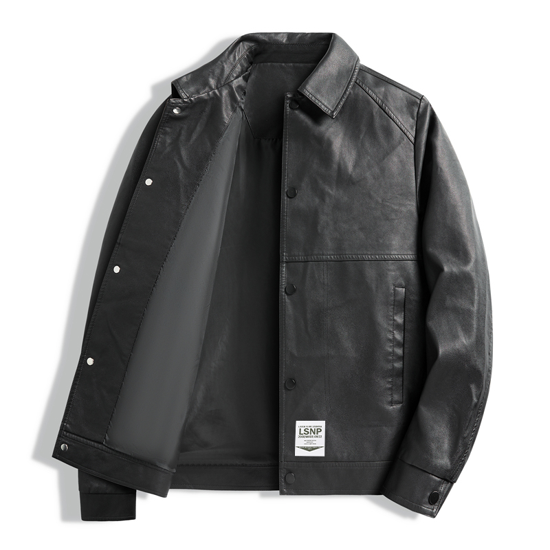 

LISENPOK Кожаная куртка Unisex Black