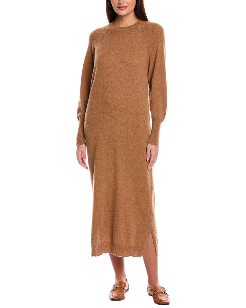 

Брод Кашемир Люкс Эвелин Кашемировое платье-свитер Brodie Cashmere, коричневый