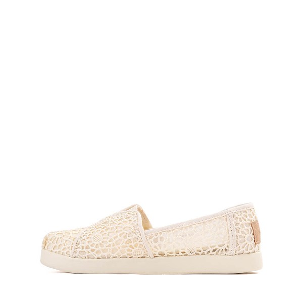 

Слипоны TOMS Alpargata Crochet Slip-On Casual Shoe, цвет Natural