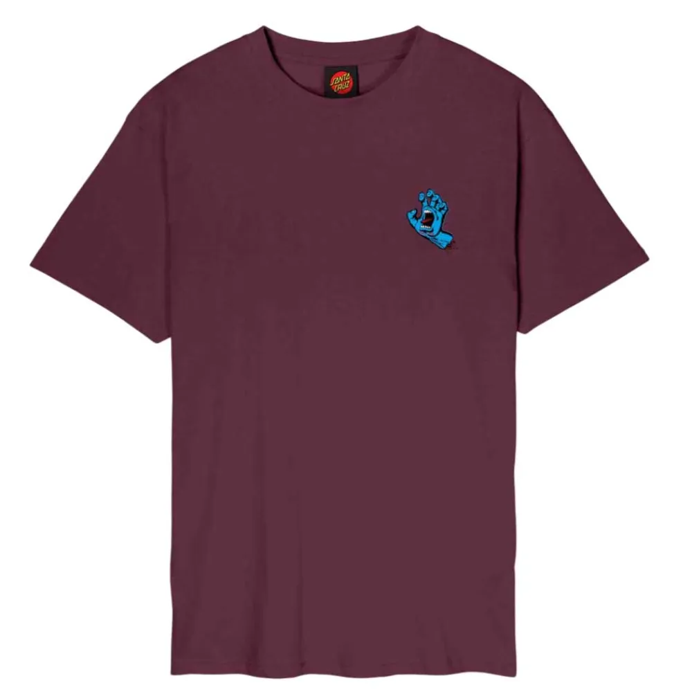 

Футболка с коротким рукавом Santa Cruz Screaming hand chest, фиолетовый