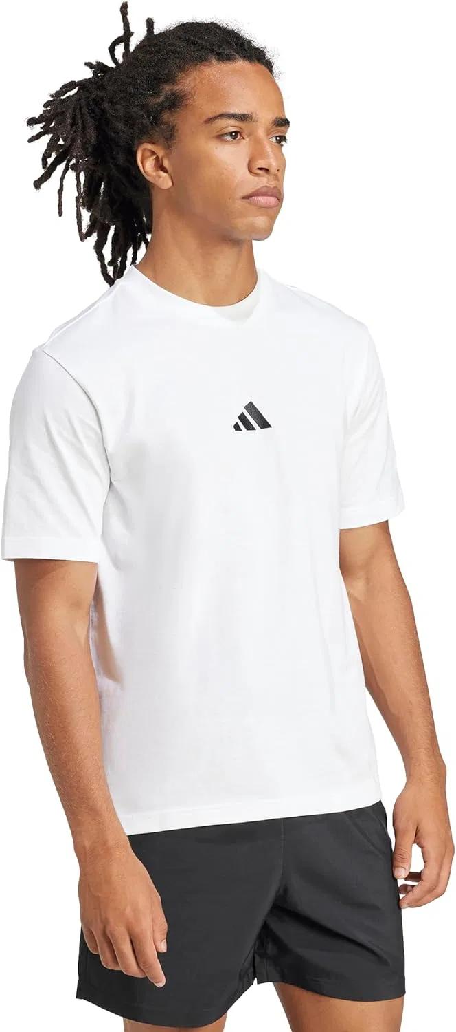 Футболка с логотипом adidas Originals, белый/черный