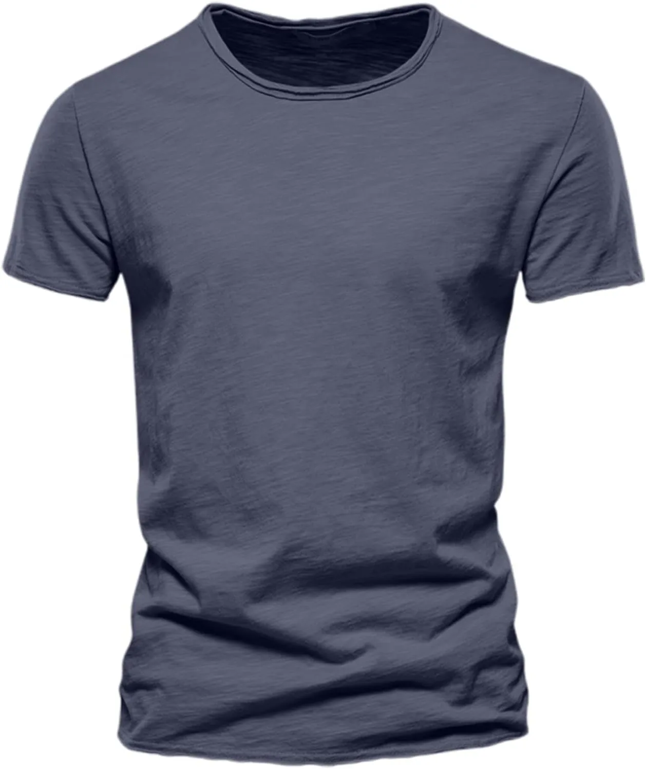 

Мужская футболка с круглым вырезом, мягкая и дышащая, для повседневной носки