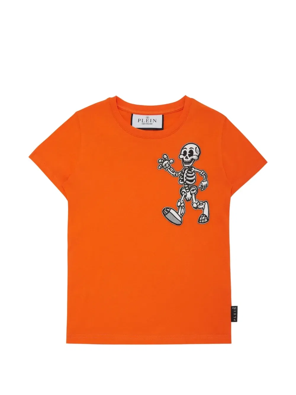 Футболка Skully Gang Philipp Plein Junior, оранжевый