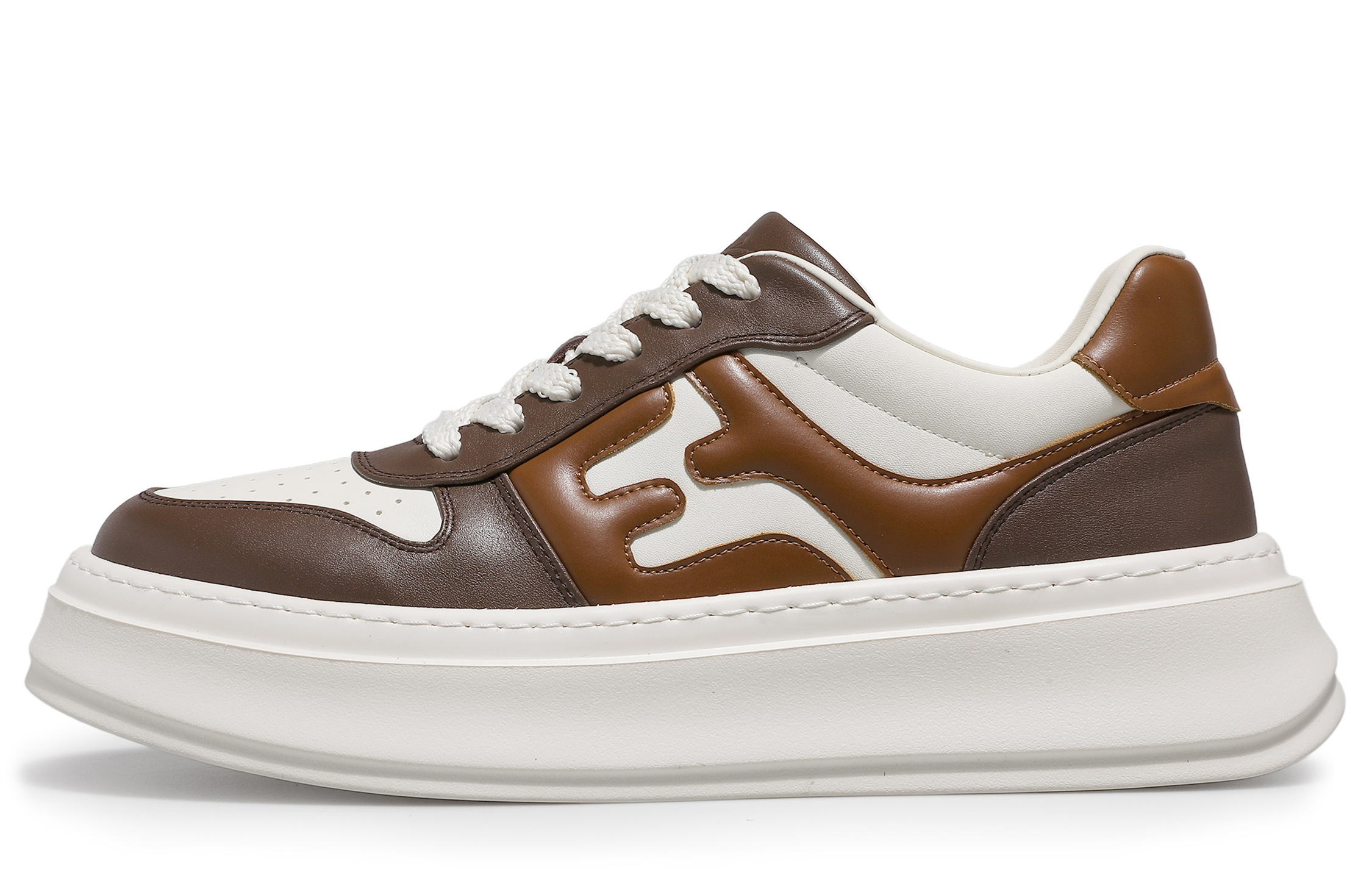 

Desai Нескользящие износостойкие низкие кроссовки для скейтбординга, мужские, цвет белый кофе