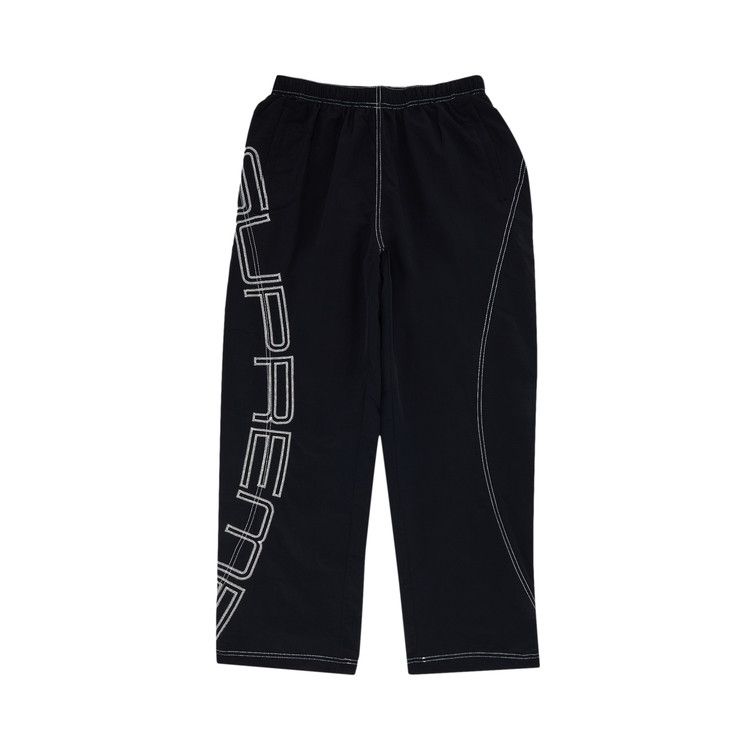 

Брюки Supreme Spellout Embroidered Track Pant, Black
