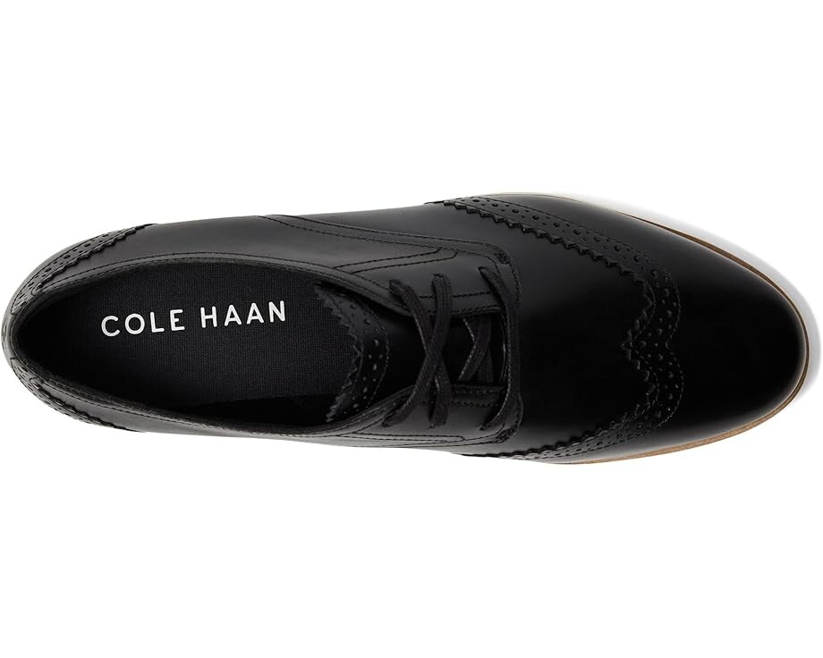 Оксфорды Cole Haan Grand City Platform Oxford, цвет Black/Ivory — фото 2