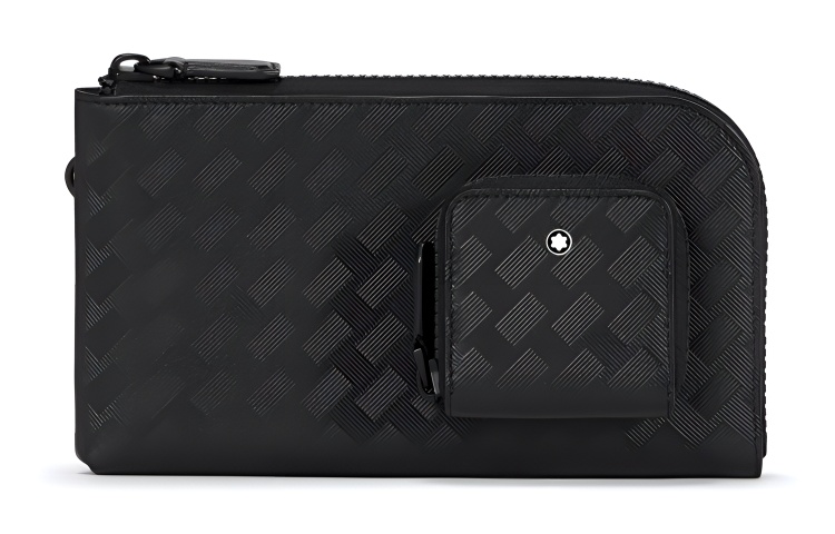 

MONTBLANC Кожаный кошелек мужской черный