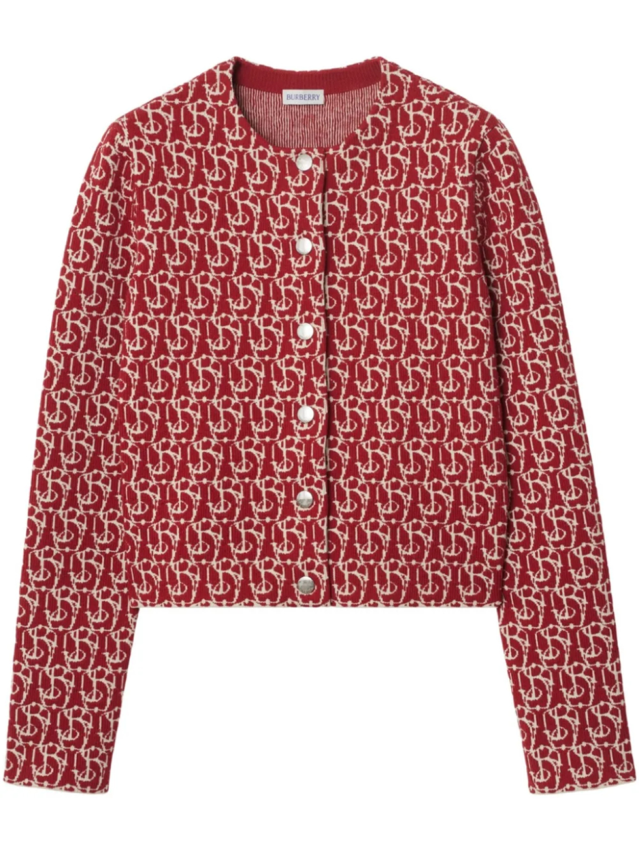 

Burberry куртка с логотипом, красный