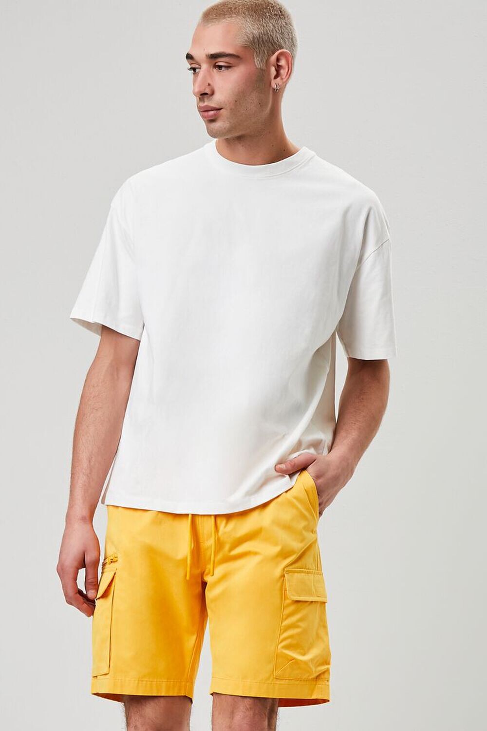 

Шорты-карго на шнурке Forever 21, оранжевый
