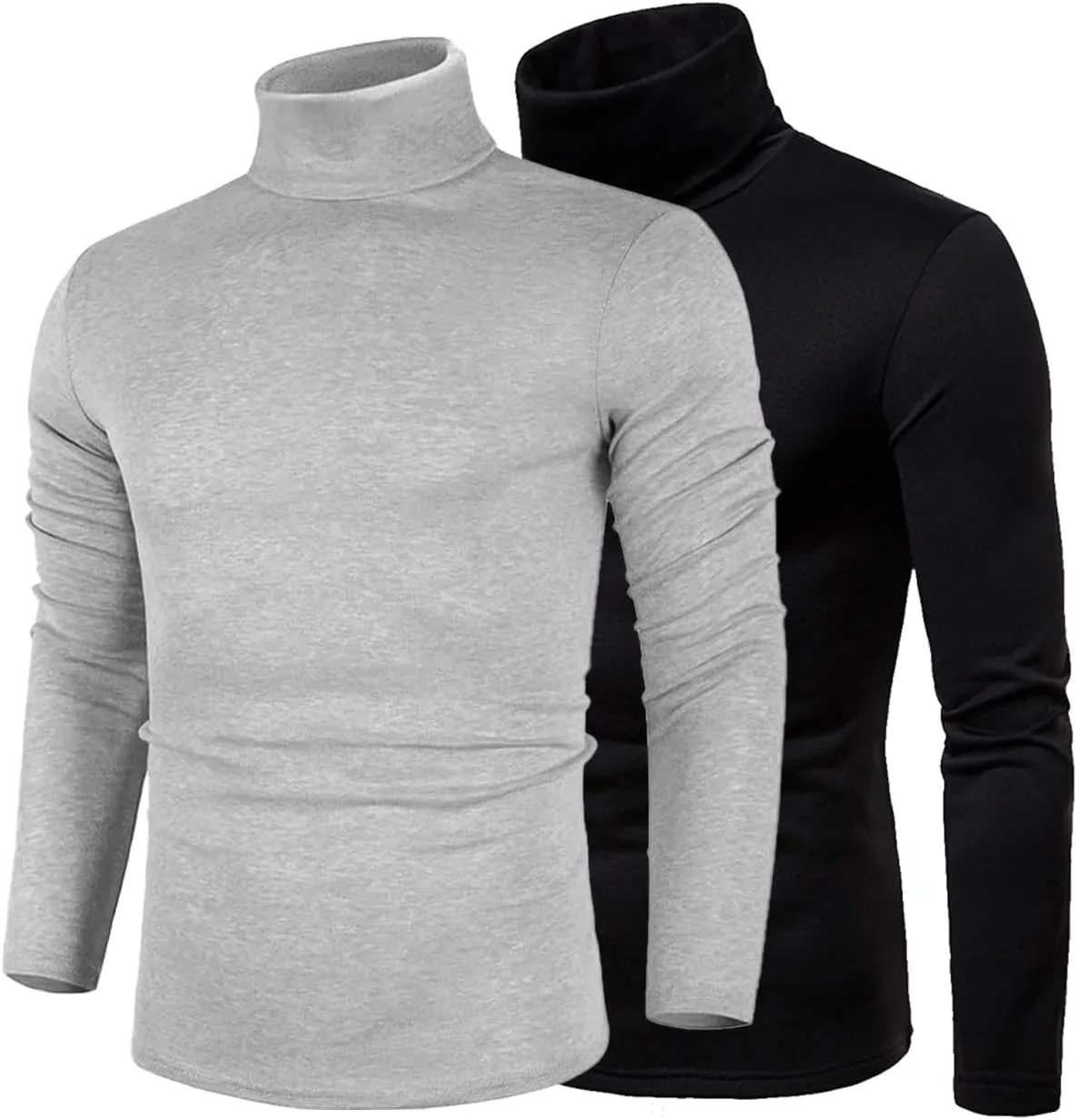 

HUNGSON мужской повседневный свитер Slim Fit с воротником-водолазкой
