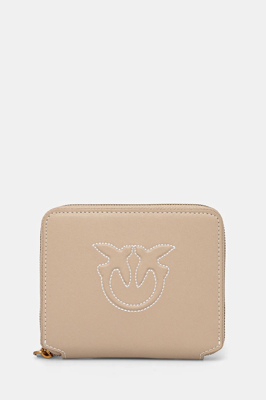 

Кожаный кошелек Pinko, бежевый