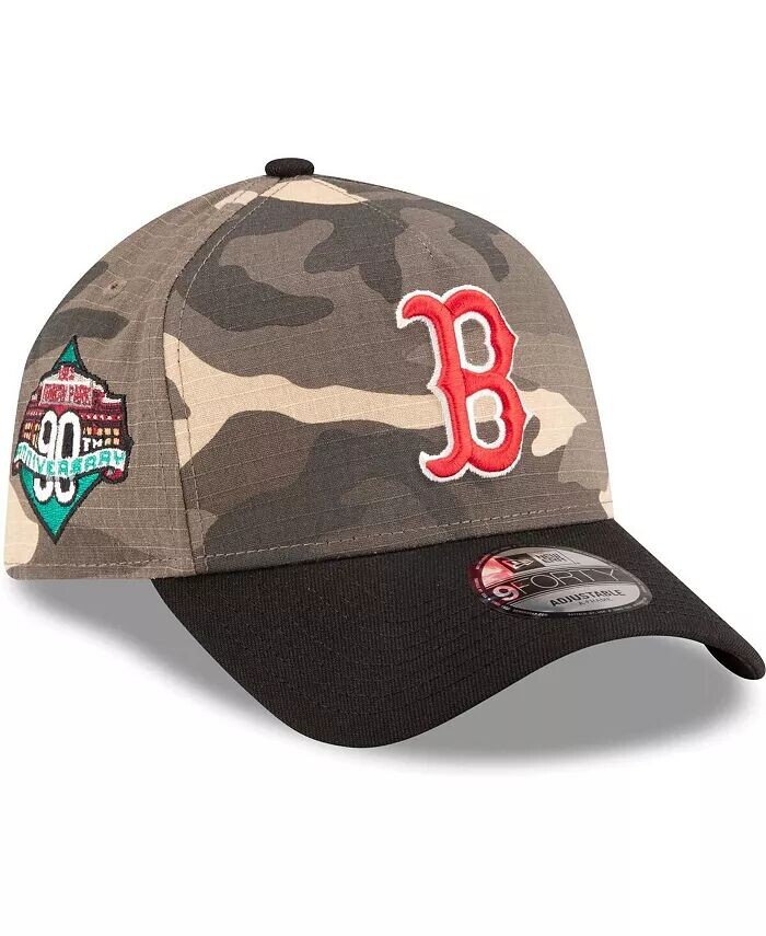 

Мужская регулируемая кепка Boston Red Sox Camo Crown A-Frame 9FORTY New Era, зеленый