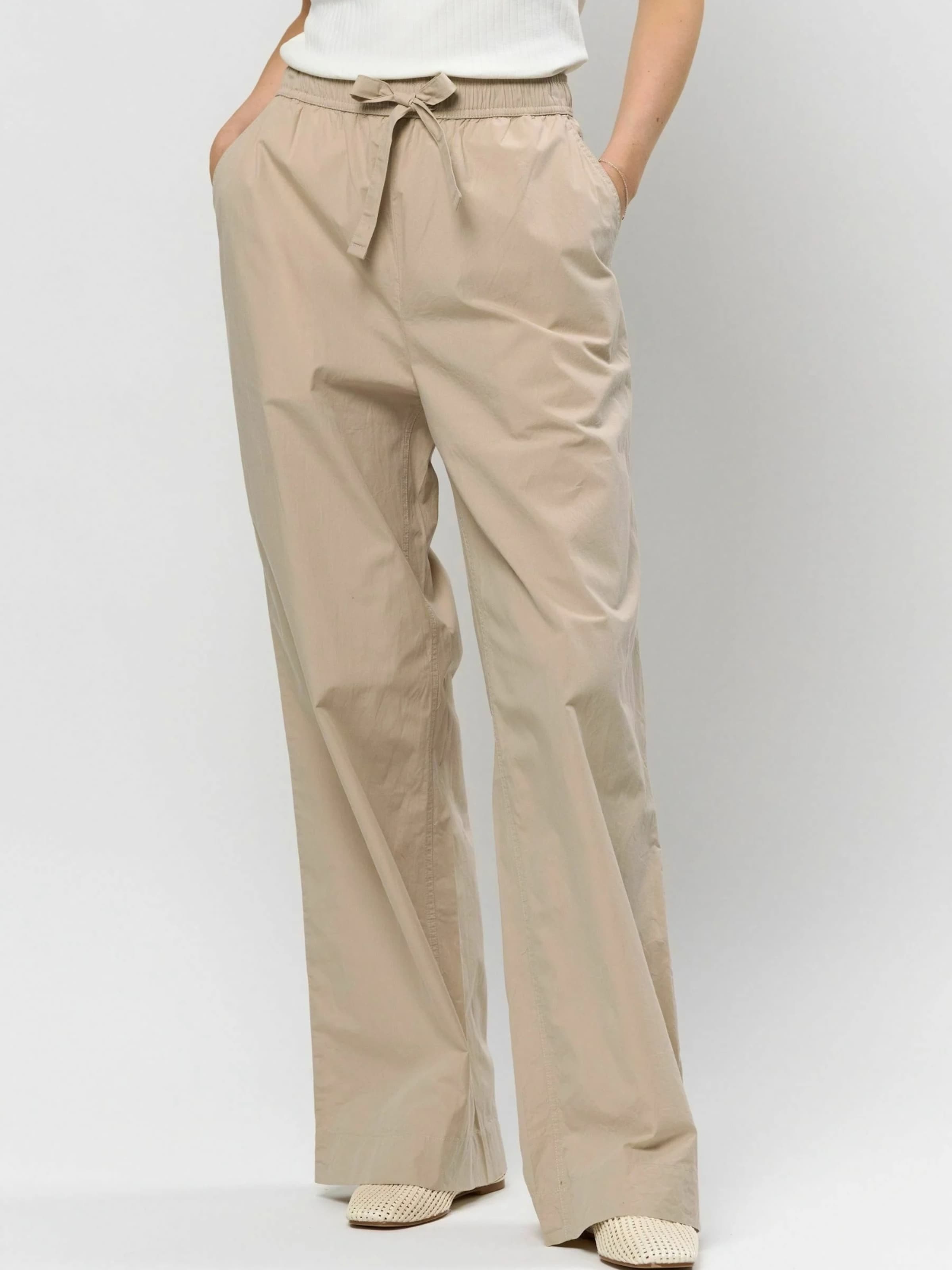 U.S. POLO ASSN. Брюки Regular 'Mira' в цвете Off White — фото 4