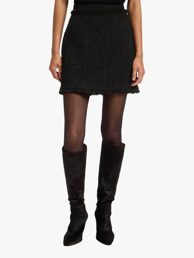 

Текстурная мини-юбка BOSS HUGO BOSS, Black