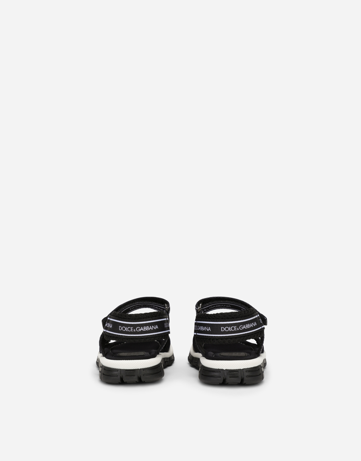 Сандалии из технической ткани с логотипом DG Dolce&Gabbana, мультиколор — фото 3