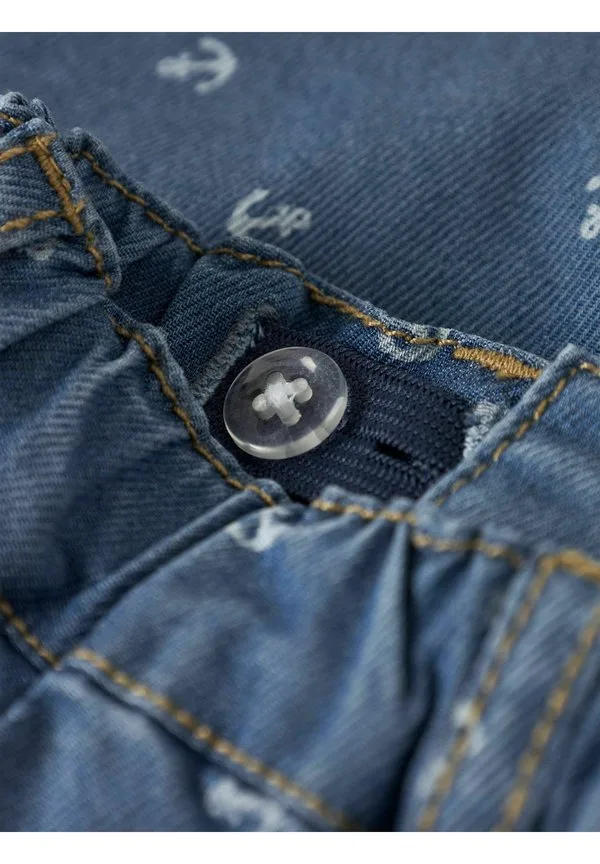Джинсы прямого кроя, классического кроя Name It, Medium Blue Denim — фото 3