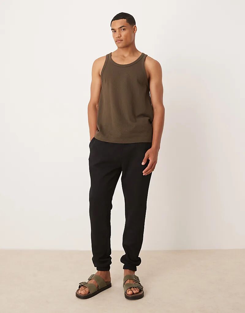 

Узкие спортивные брюки ASOS DESIGN Essential черного цвета