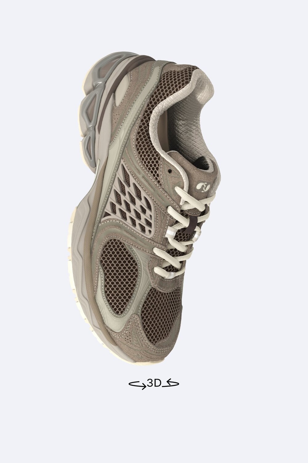 

Кроссовки origins 001 ZARA, коричневый