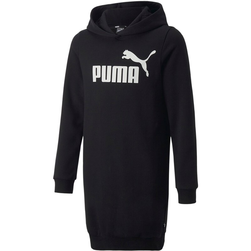 

Платье с капюшоном и логотипом ess fl g Puma, черный