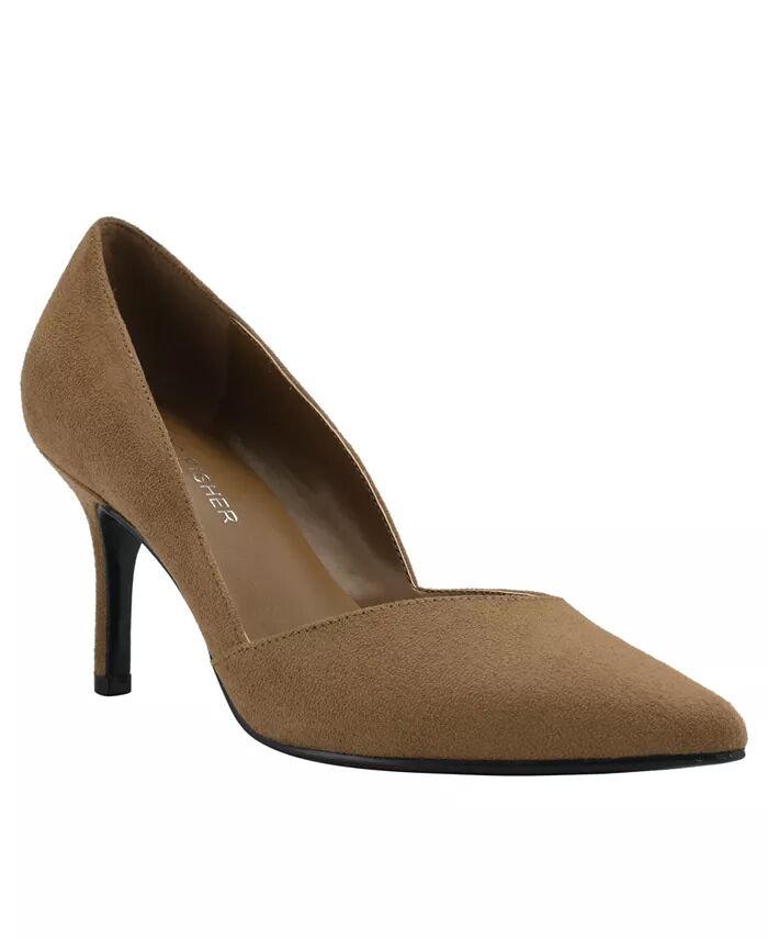 Женские туфли-лодочки Tuscany Slip On Stiletto Dress Marc Fisher, коричневый