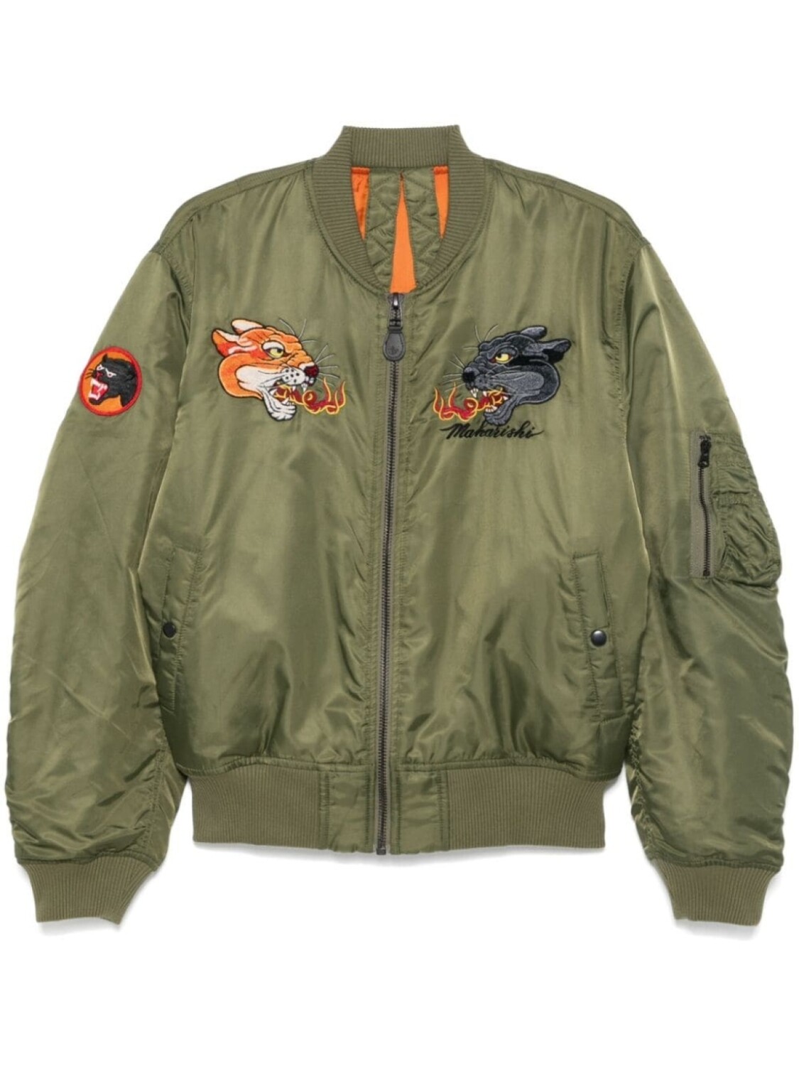 

Maharishi бомбер 5345 Duality Panther MA1, зеленый