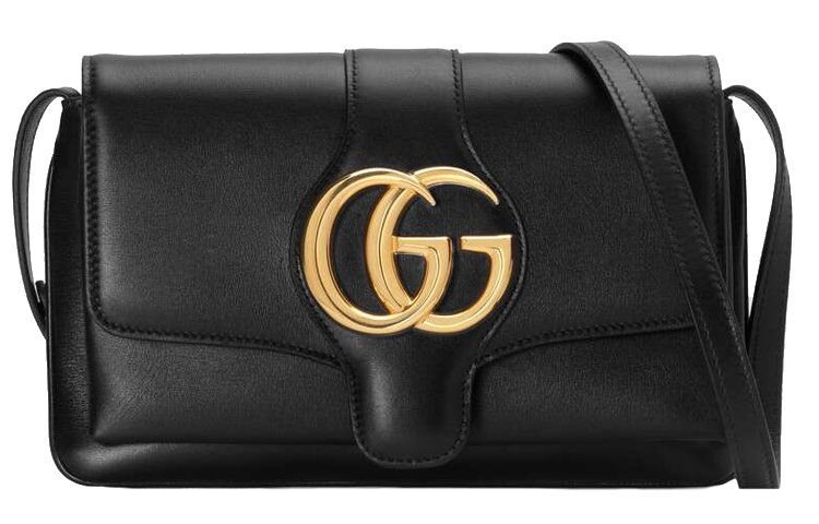 

GUCCI Сумка Arli Leather Small Square, кроссбоди, через плечо, женская, черная
