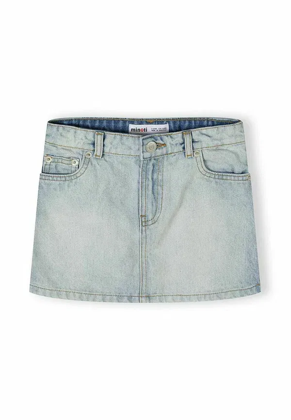 Юбка джинсовая Minoti Classic five pocket, светло-голубой деним