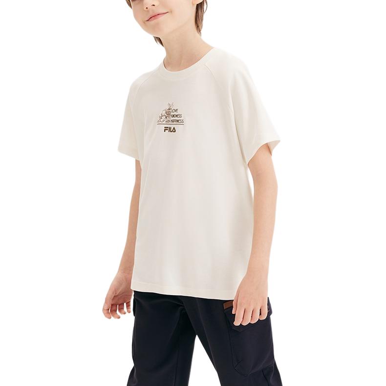 FILA KIDS Футболка cloud white для подростков — фото 3