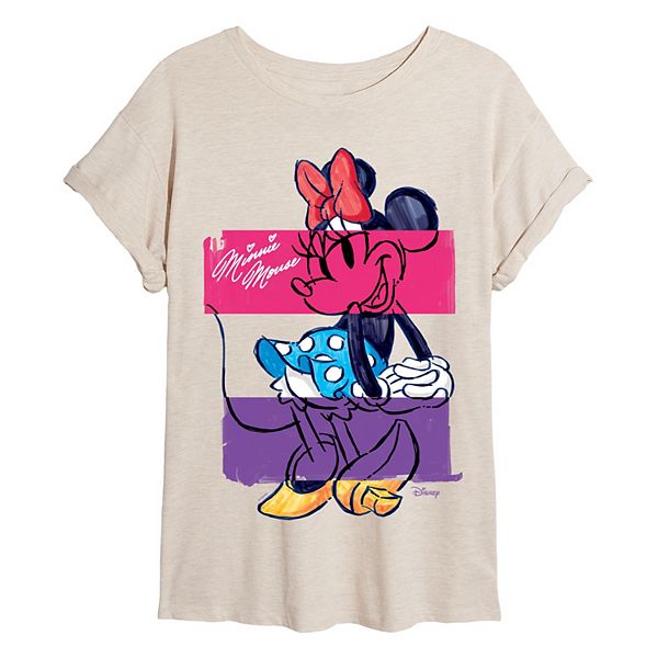 

Футболка Juniors Minnie Mouse Sketch Pose oversized Disney