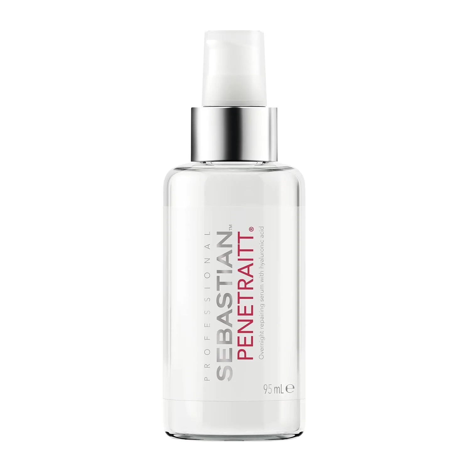 Сыворотка для ночного восстановления волос Sebastian Professional Penetraitt с гиалуроновой кислотой и ниацинамидом | Увлажняющее несмываемое средство для сухих и поврежденных волос | 95 мл