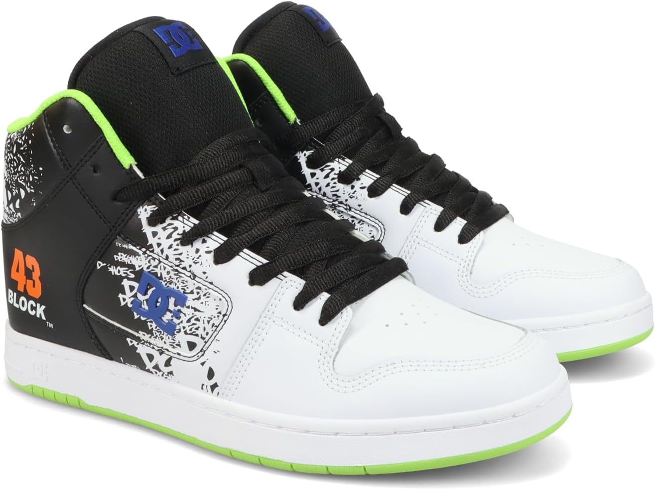 

Мужские кеды для скейтборда DC Shoes 43i Manteca 4 HI, белый/черный