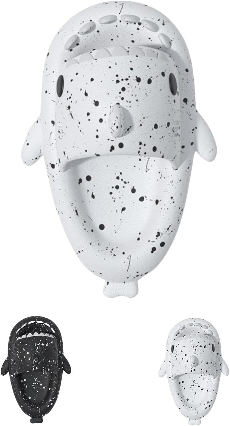 

Сланцы с пятнистым сиянием, противоскользящие и быстросохнущие с облаками звездного неба, градиентные сланцы-акулы унисекс Generic, белый