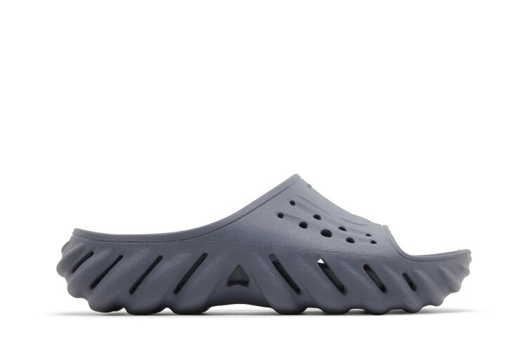 

Кроссовки Crocs Echo Slide, синий, Синий;серый, Кроссовки Crocs Echo Slide, синий