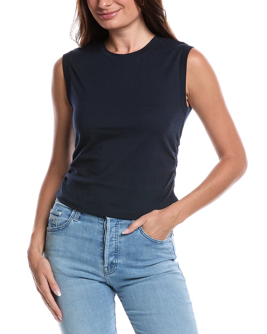 

Французский Коннекшн футболка с защипами French Connection, синий