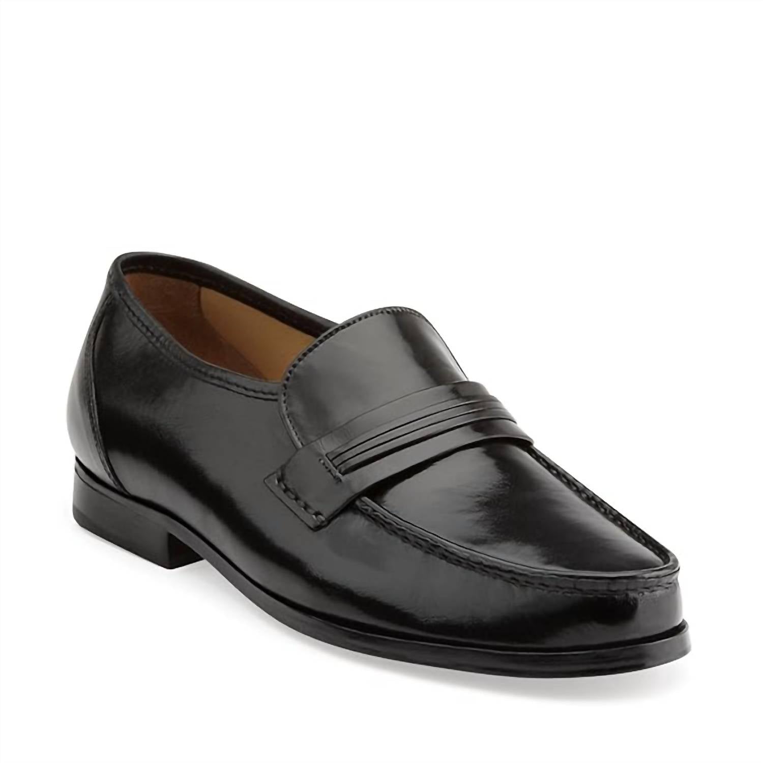 

Мужские туфли Clinton Moc Toe черного цвета Bostonian