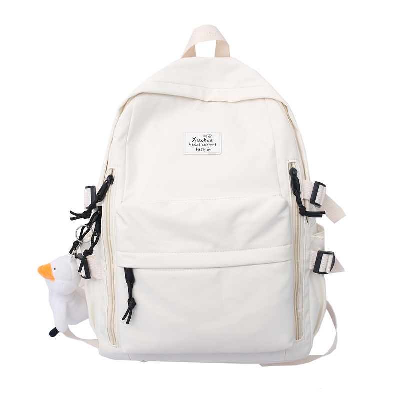 

Deli Bear Нейлоновый рюкзак унисекс белый/черный/синий/красный, White with Little Duck Charm