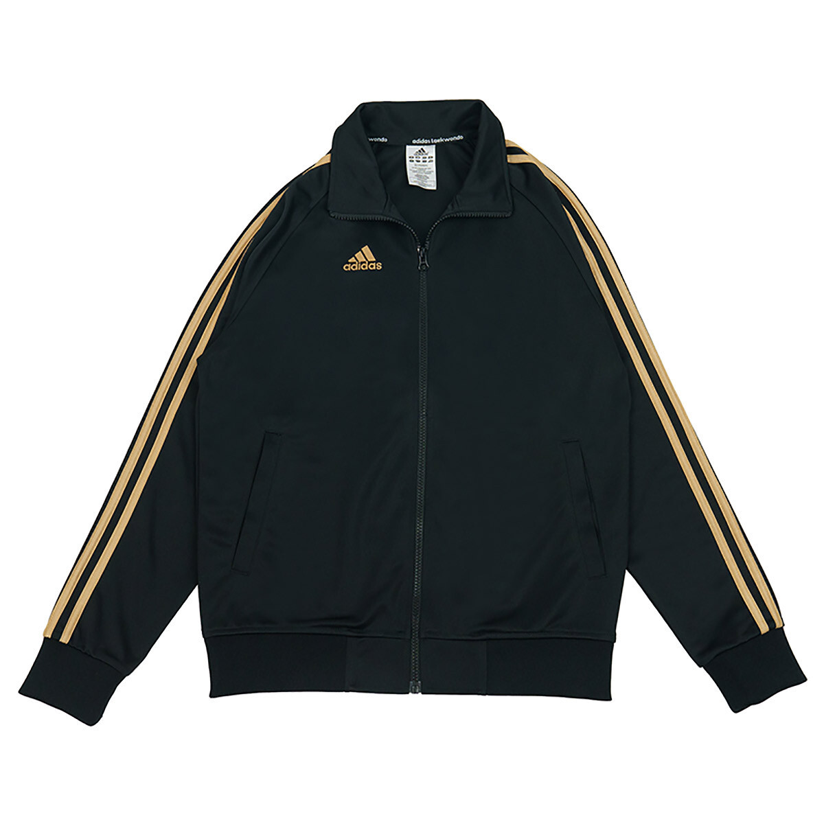 Куртка унисекс черный золото пальто + подарочный пакет Adidas — фото 4