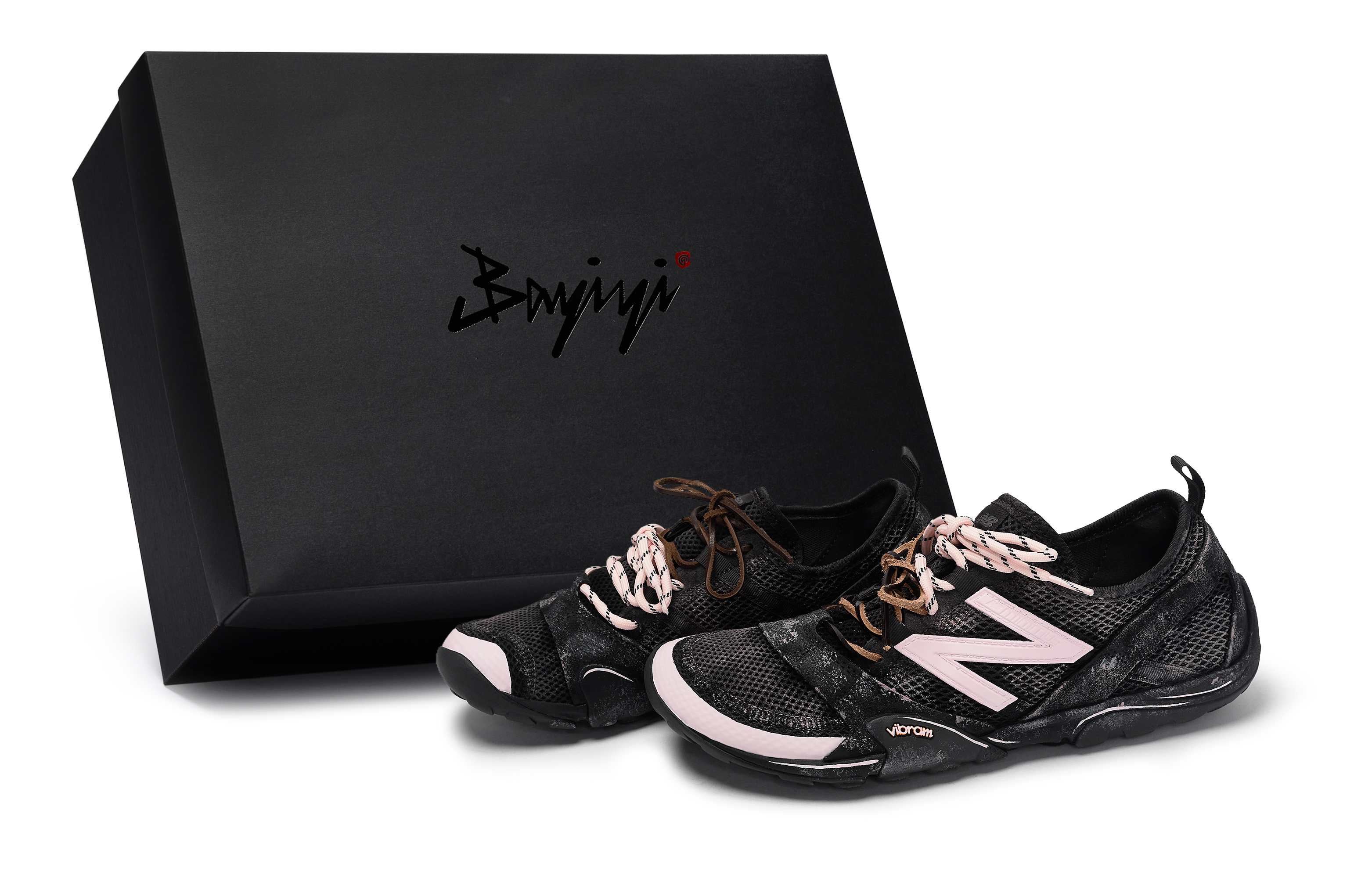 

New Balance MT10 Износостойкие низкие кроссовки для бега, мужские, черно-розовые