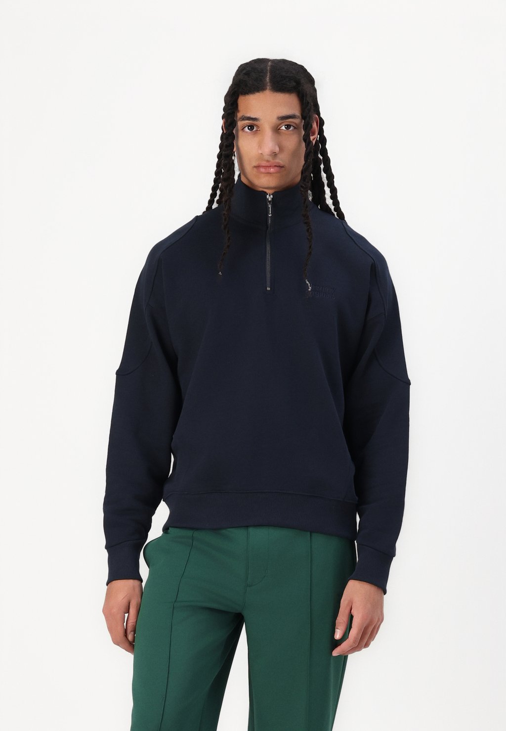 

Толстовка EMBLEM HALF-ZIP The New Originals, темно-синий