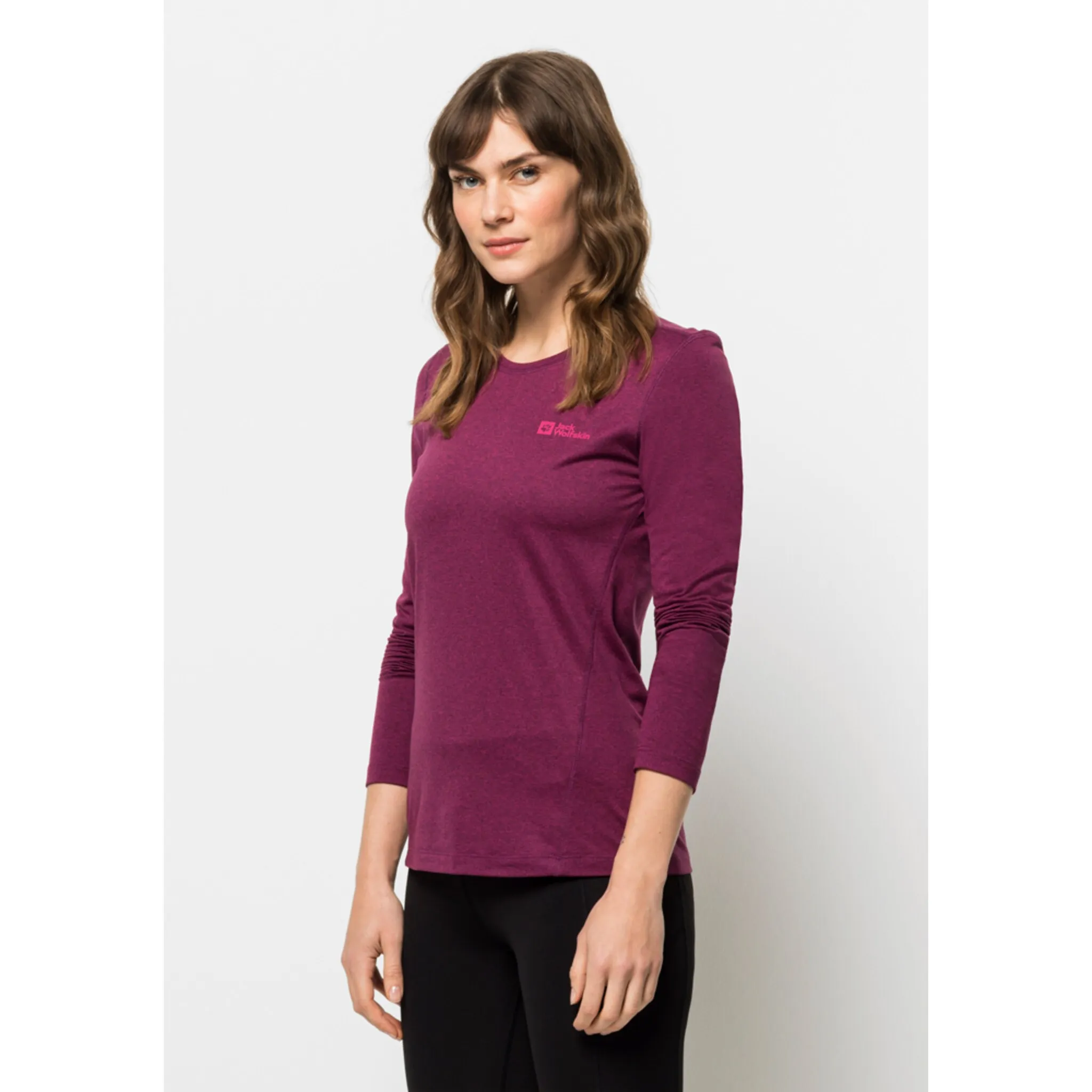

Свитер с круглым вырезом Jack Wolfskin "SKY THERMAL L/S W", цвет Wild-Berry