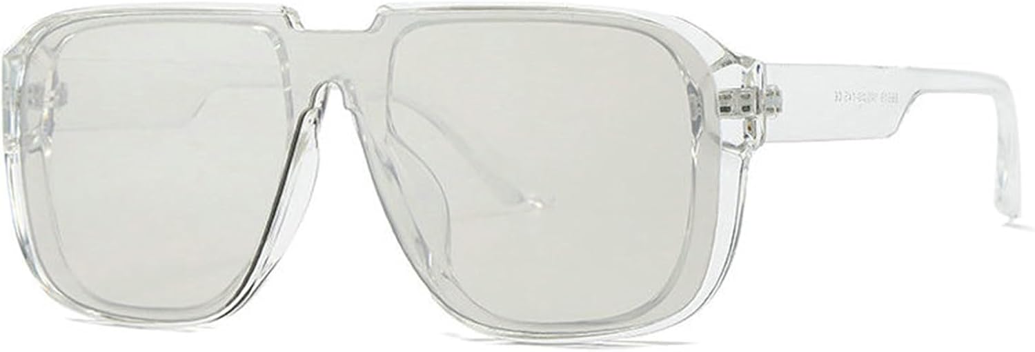 

Винтажные солнцезащитные очки Willochra большого размера с плоской верхней частью, модные мужские и женские, роскошные цельные черные очки-пилот с защитой от УФ-излучения UV400, C6