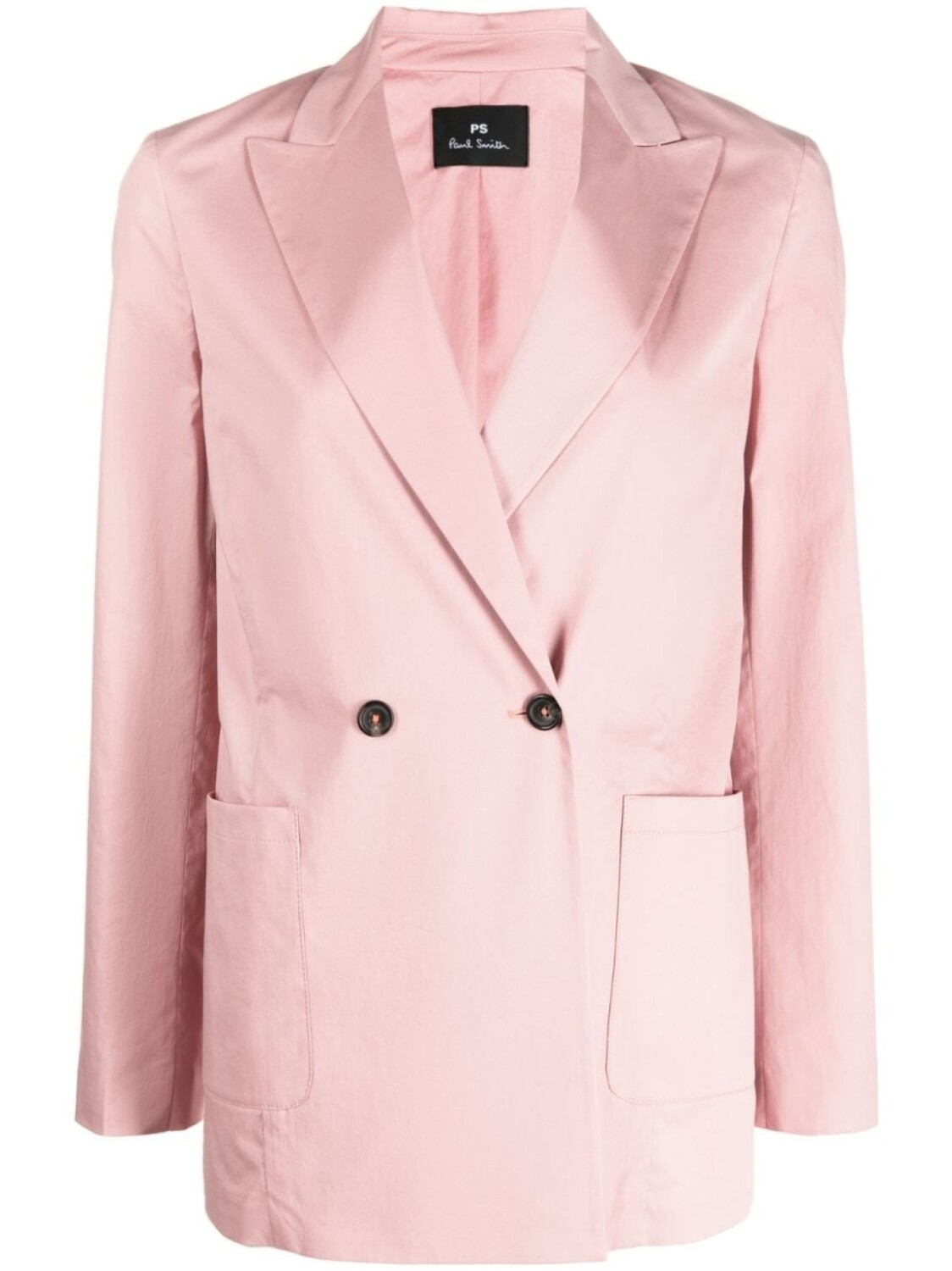 

PS Paul Smith двубортный блейзер, розовый