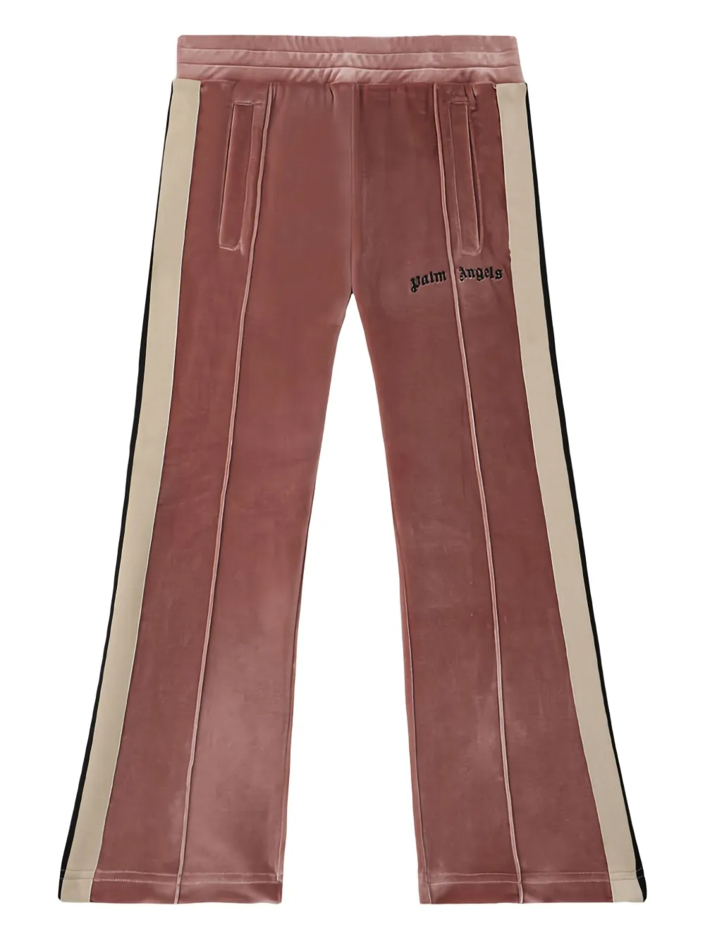 

Брюки с вышитым логотипом Palm Angels Kids, розовый